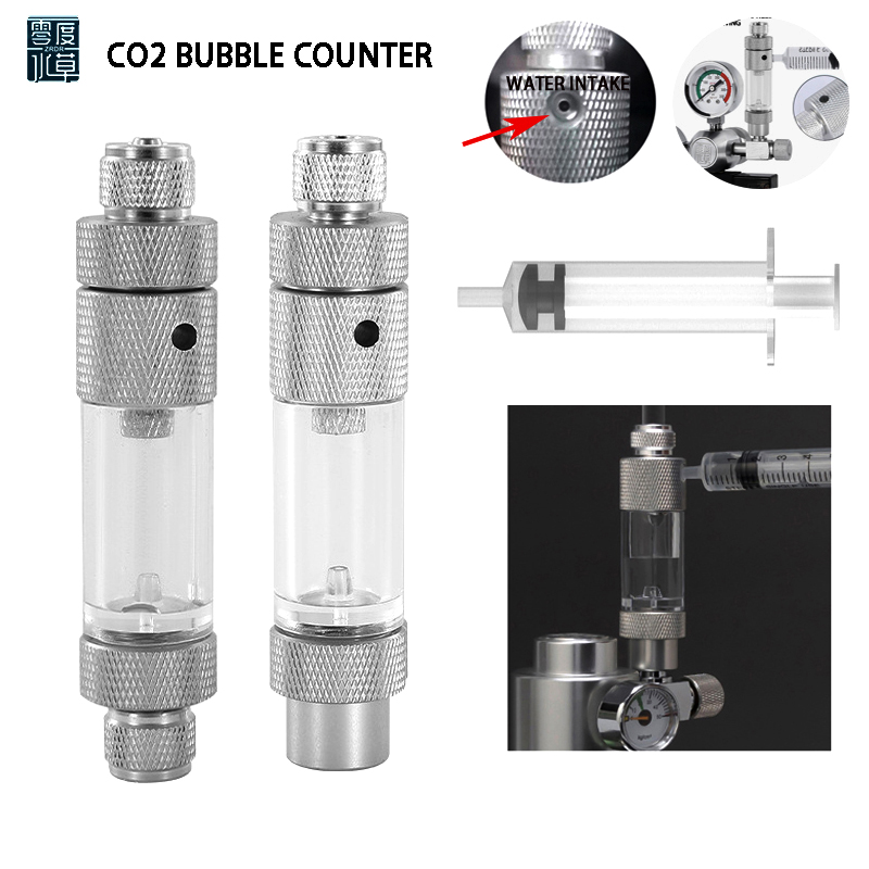 Marine Aquarium Hydrometer - Aquarium CO2-belletjesmeter, waterinjectieversie, CO2-regelaar, generator reactiesysteem,