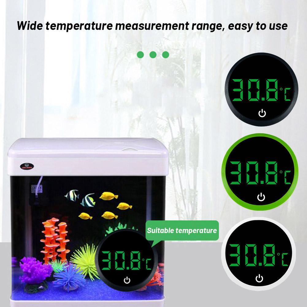 Marine Aquarium Hydrometer - Draadloze digitale aquariumthermometer LED-display Elektronische aquarium
