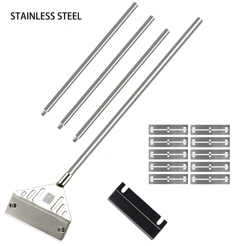 Marine Aquarium Glass Scraper - Aquarium Algen Remover Aluminiumlegering Roestvrijstalen Schraper