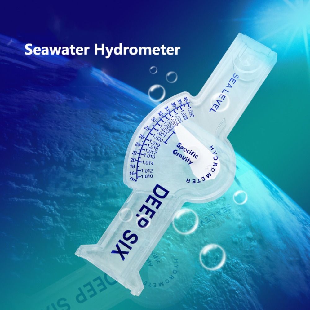 Marine Aquarium Hydrometer - Hoge Precisie Zeewater Hydrometer Automatische Draagbare