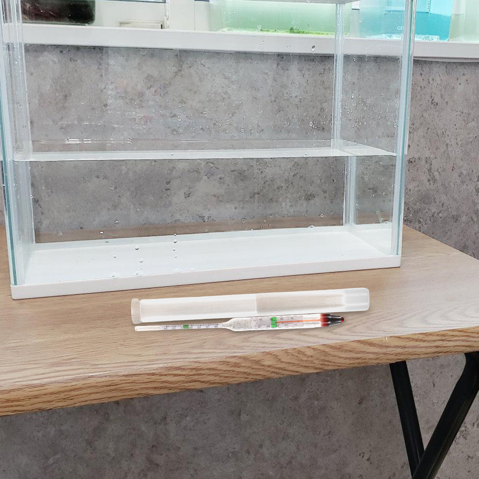 Marine Aquarium Hydrometer - 1Set Hoge Precisie Zoutgehalte Hydrometer Glazen