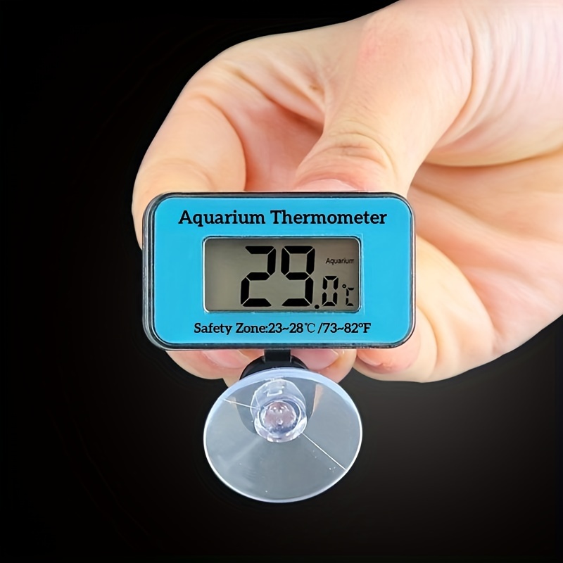 Marine Aquarium Hydrometer - LCD digitale aquariumthermometer met sonde, zuignap,
