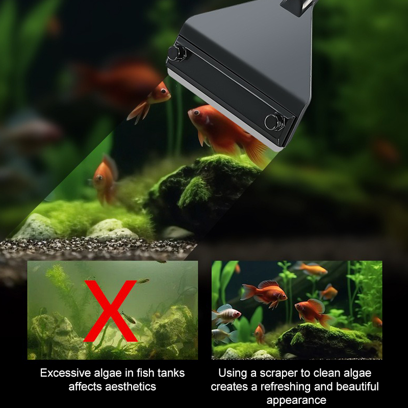 Aquarium Algen Remover Alumini - Marine Aquarium Glass Scraper recensie en prijs