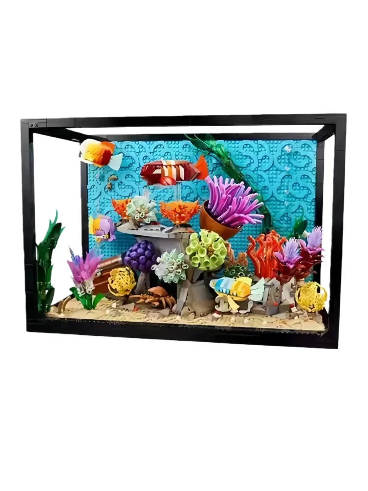 Nieuwe tropische aquariumdecor - Marine Aquarium Cube recensie en prijs