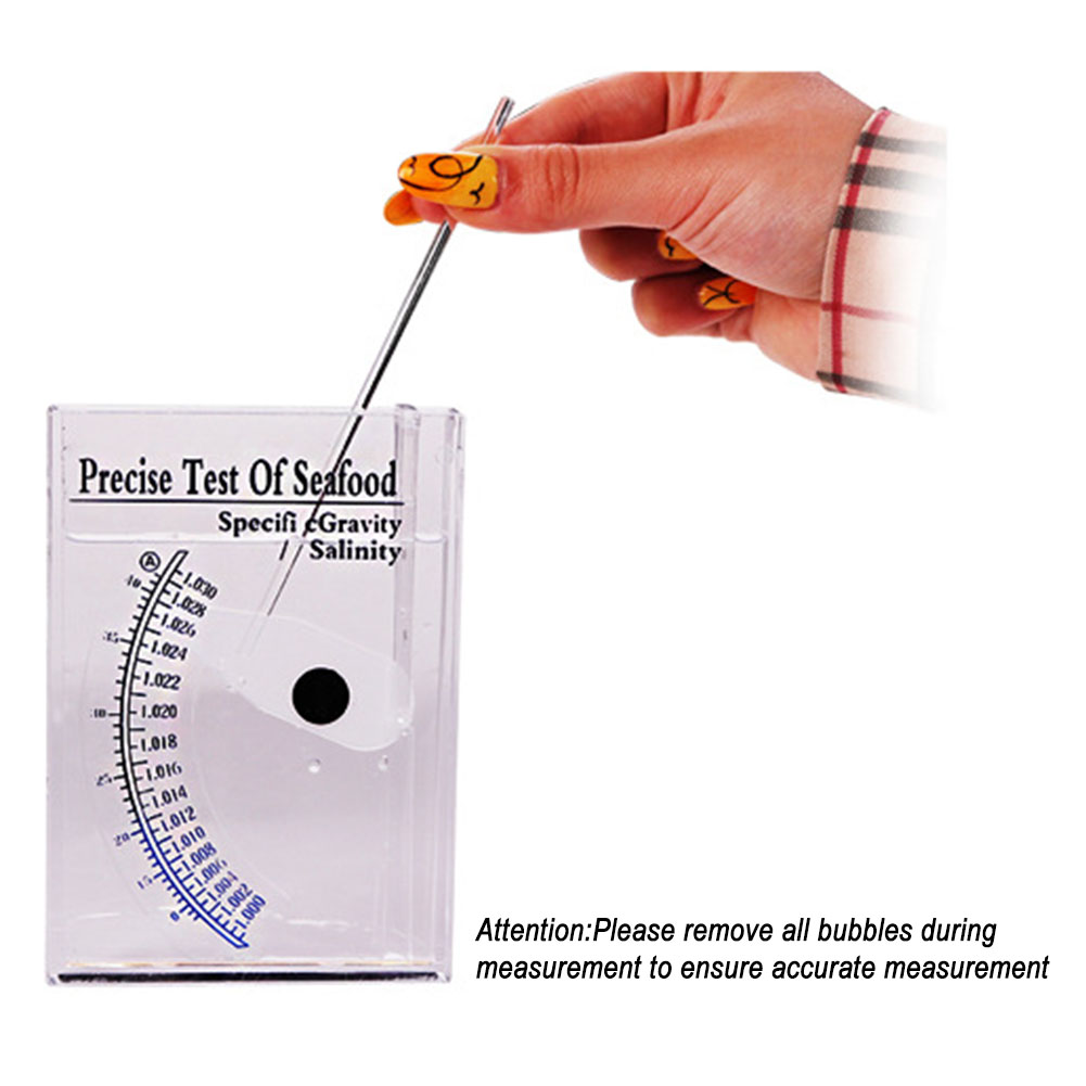Zoutgehaltemeter Zeewater Aqua - Marine Aquarium Hydrometer recensie en prijs