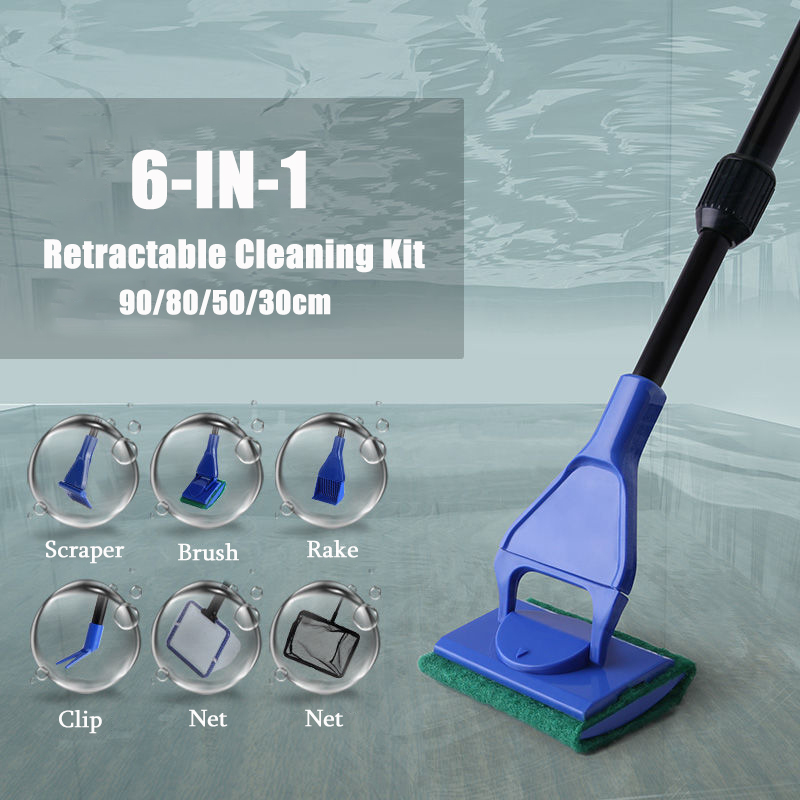 6-IN-1 Aquarium Schoonmaken Ge - Marine Aquarium Glass Scraper recensie en prijs