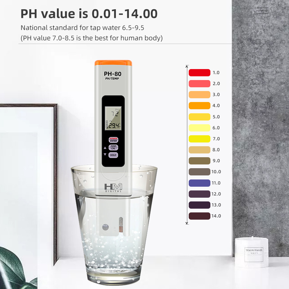 Digitale PH-meter HM PH-80 PH- - Marine Aquarium Hydrometer recensie en prijs